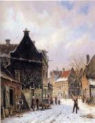 unknow artist European city landscape, street landsacpe, construction, frontstore, building and architecture. 103 painting